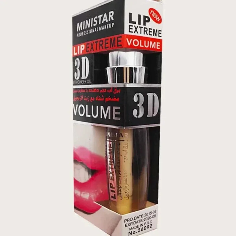 Ministar Lip Extreme 3D Volume Plumping Lip Gloss Lasting Moisturizer Tr…